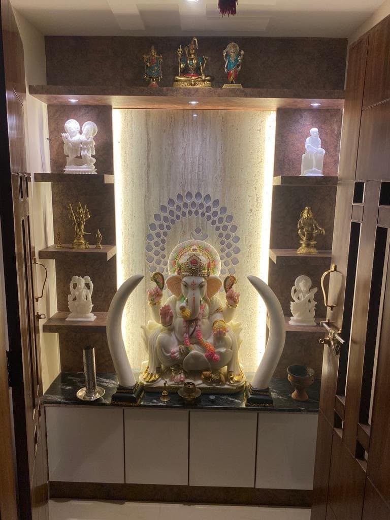 Handcrafted pooja unit — tradition at the heart of every Shloka home